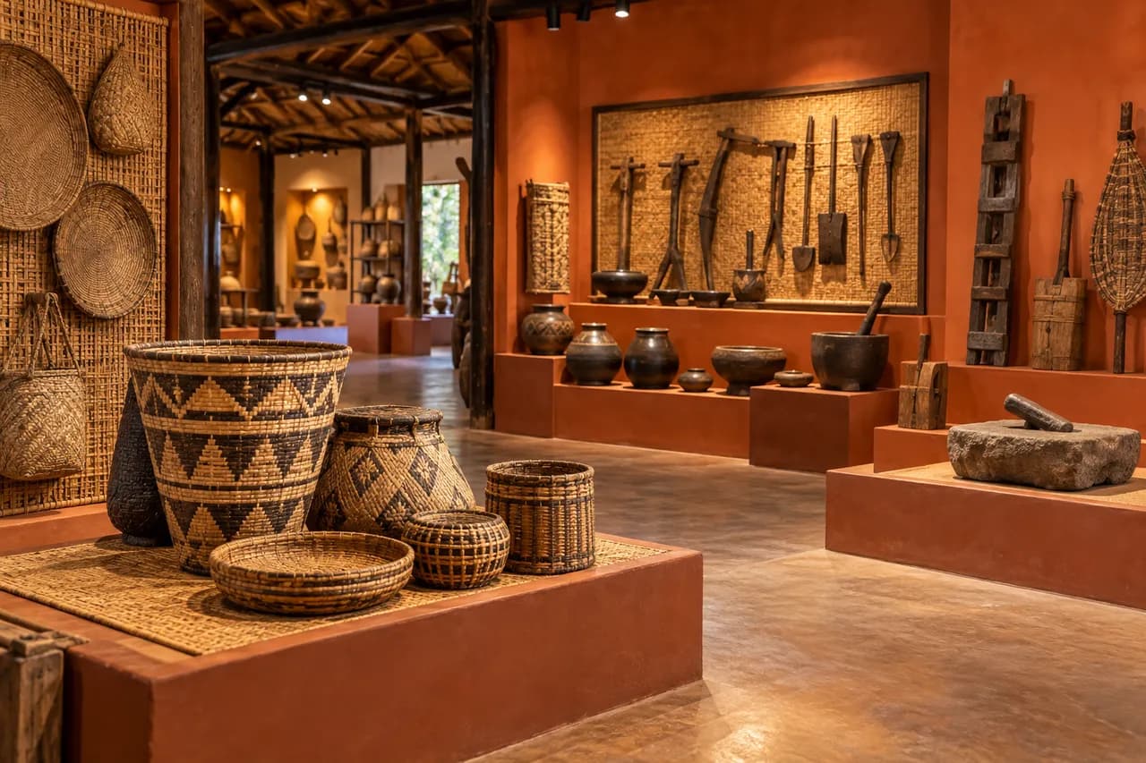 Illustrative museums view for Araku Tribal Museum
