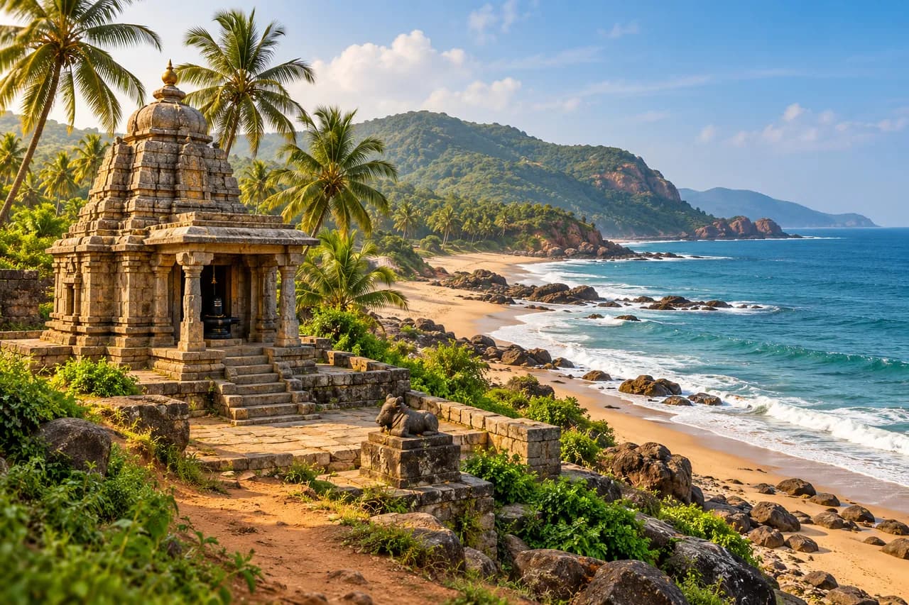 Illustrative temples view for Appikonda