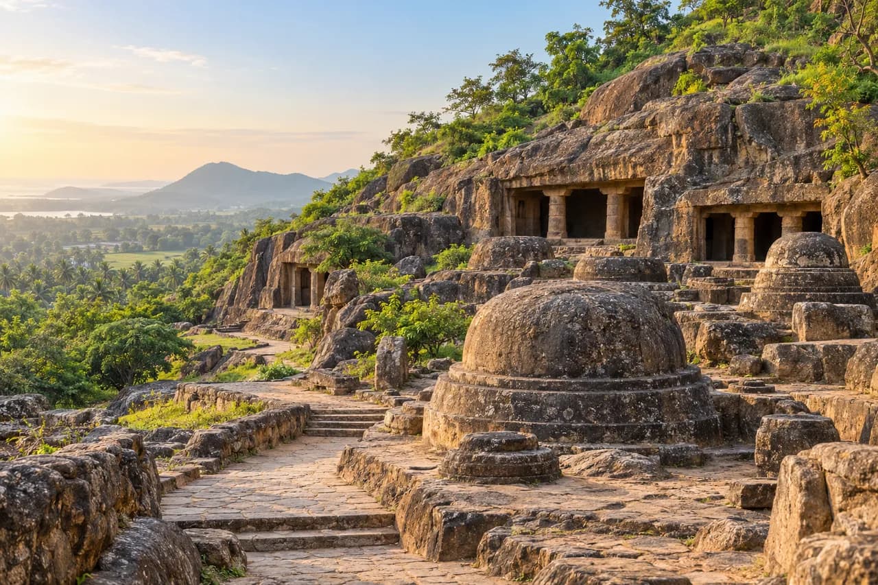 Illustrative heritage view for Bojjannakonda and Lingalakonda