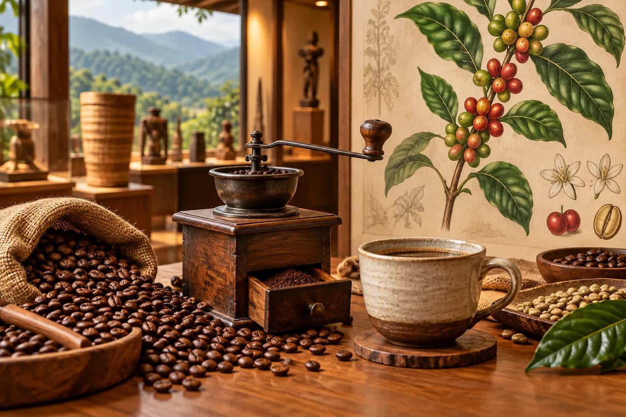 Illustrative museums view for Araku Coffee Museum