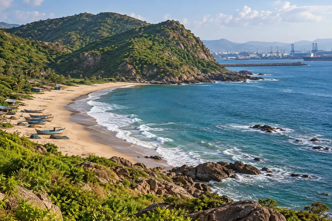 Illustrative beaches view for Gangavaram Beach