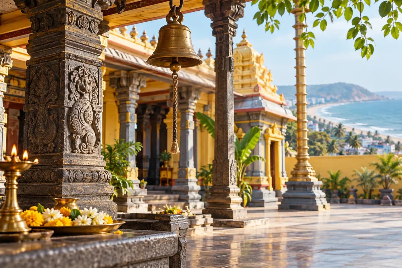 Illustrative temples view for Sri Kanaka Mahalakshmi Temple