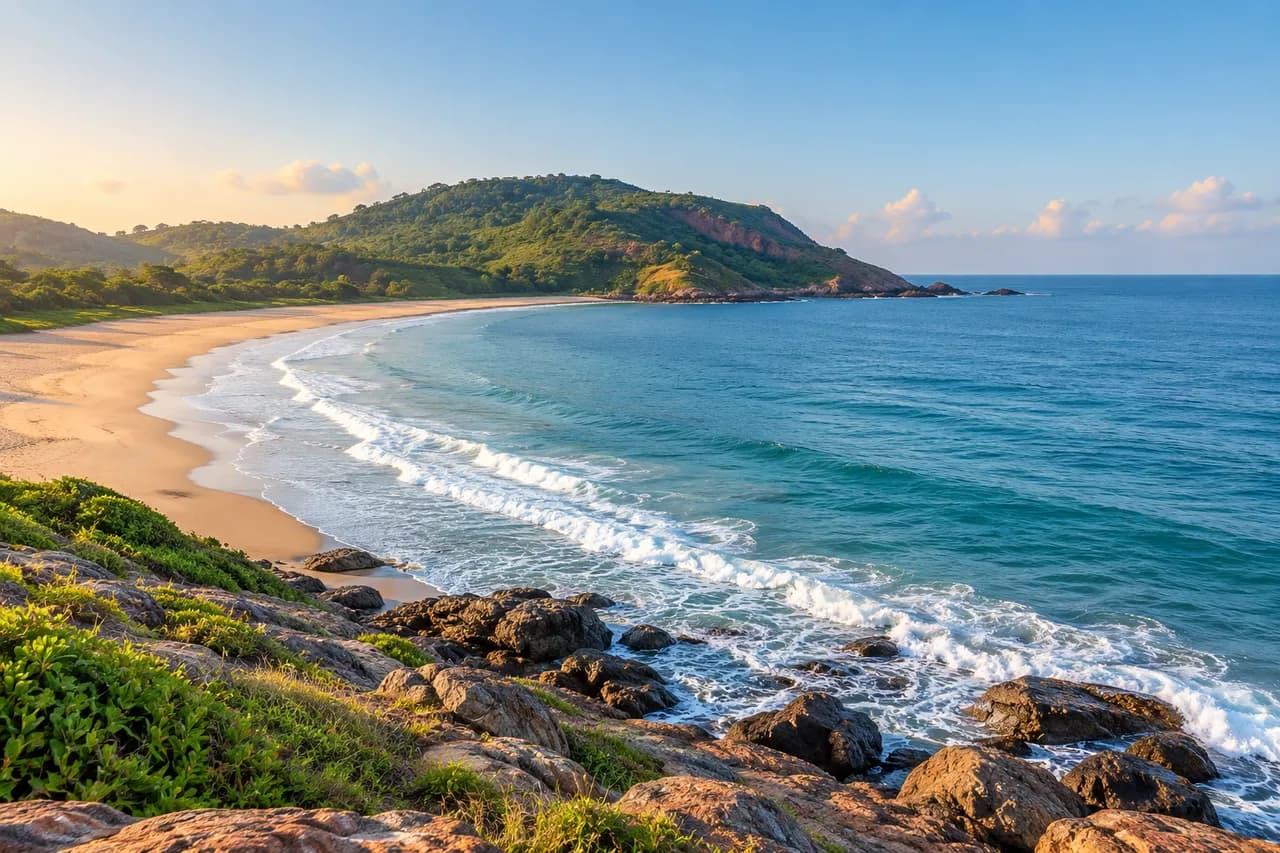 Illustrative beaches view for Rushikonda Beach