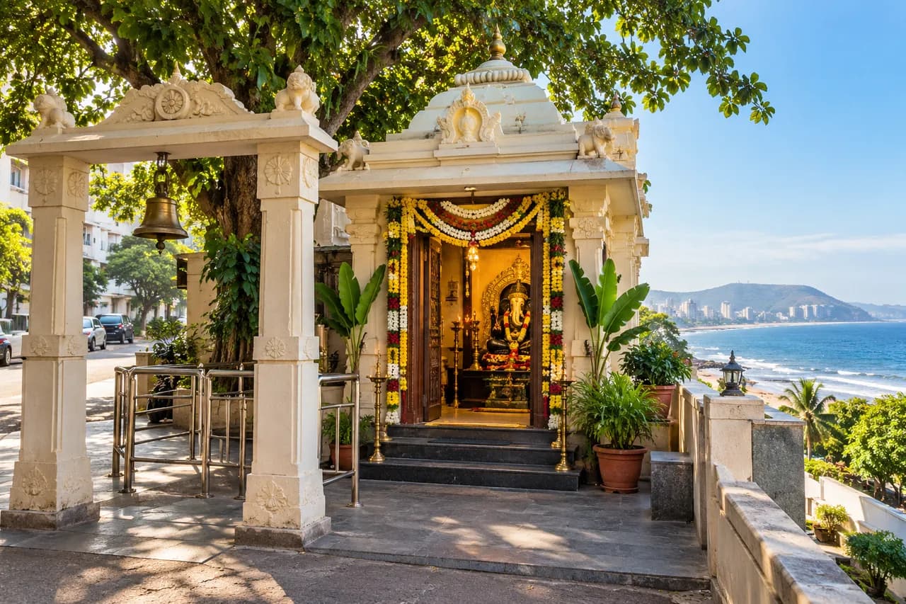 Illustrative temples view for Sampath Vinayagar Temple
