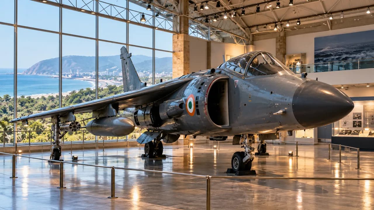 Illustrative museums view for Sea Harrier Museum