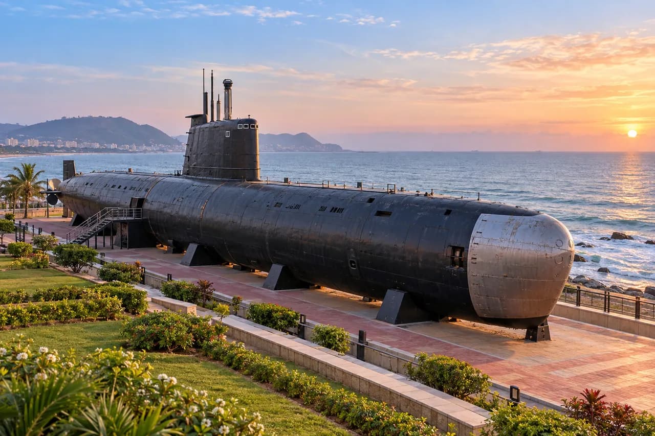 Illustrative museums view for INS Kurusura Submarine Museum