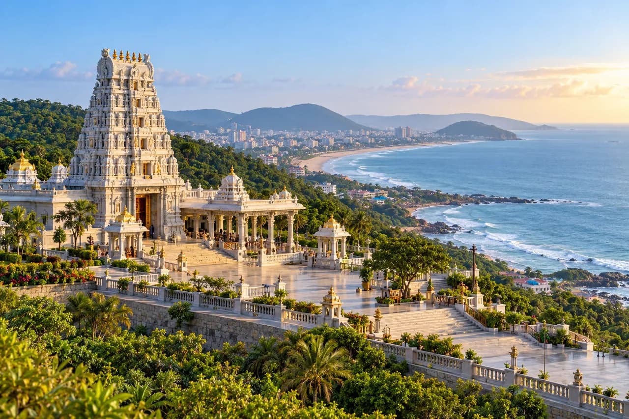 Illustrative temples view for Sri Venkateswara Divyakshetram